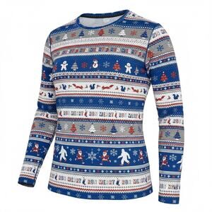 Brooks Running Women's Run Merry Holiday Christmas Graphic Long Sleeve Top